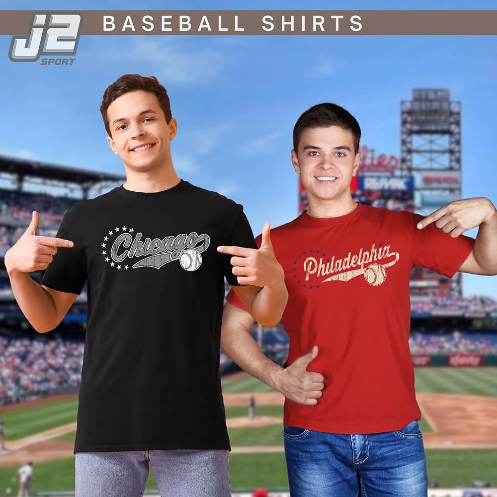 Amazon.com: J2 Sport Arizona Baseball T-Shirt – Men & Women